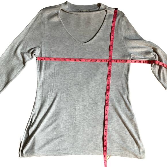 F&F Gray V-Neck Tunic - Picture 5 of 10